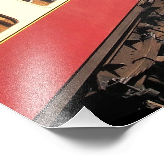 STEAM TRAINS FOTO AFDRUK (Hoek)