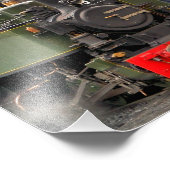 STEAM TRAINS FOTO AFDRUK (Hoek)