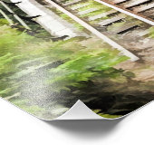 STEAM TRAINS FOTO AFDRUK (Hoek)