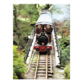 STEAM TRAINS FOTO AFDRUK (Voorkant)