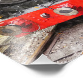 STEAM TRAINS FOTO AFDRUK (Hoek)