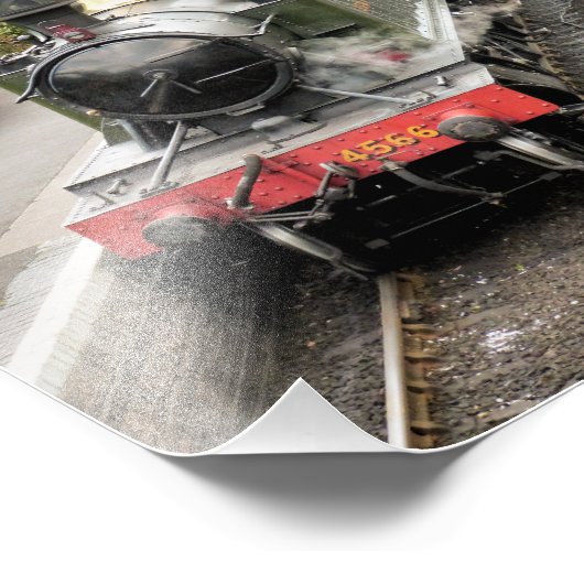 STEAM TRAINS FOTO AFDRUK (Hoek)