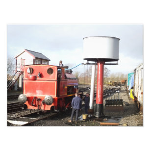 STEAM TRAINS FOTO AFDRUK