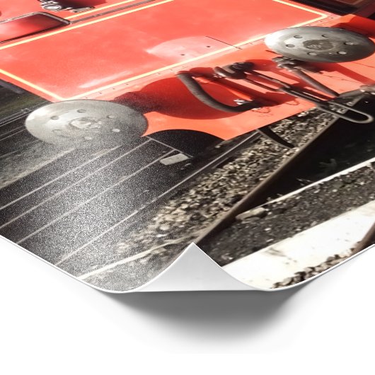 STEAM TRAINS FOTO AFDRUK (Hoek)