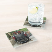 STEAM TRAINS GLAZEN ONDERZETTER (Schuin)