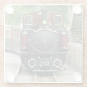 STEAM TRAINS GLAZEN ONDERZETTER (Achterkant)