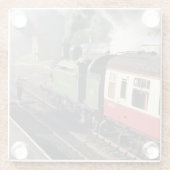 STEAM TRAINS GLAZEN ONDERZETTER (Achterkant)