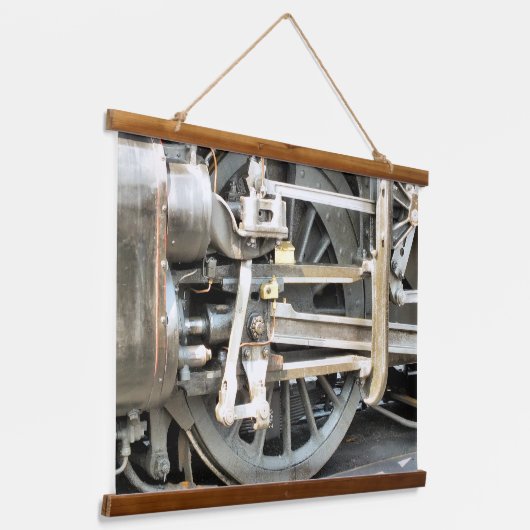 STEAM TRAINS HANGEND WANDKLEED (Gebogen)