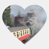 STEAM TRAINS HART STICKER (Voorkant)