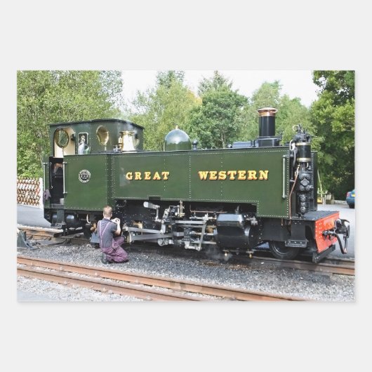 STEAM TRAINS INPAKPAPIER VEL (Voorkant 2)