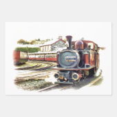 STEAM TRAINS INPAKPAPIER VEL (Voorkant 3)