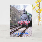 STEAM TRAINS KAART (Gele Bloem)