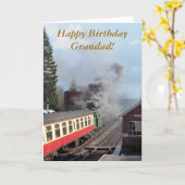 STEAM TRAINS KAART (Gele Bloem)