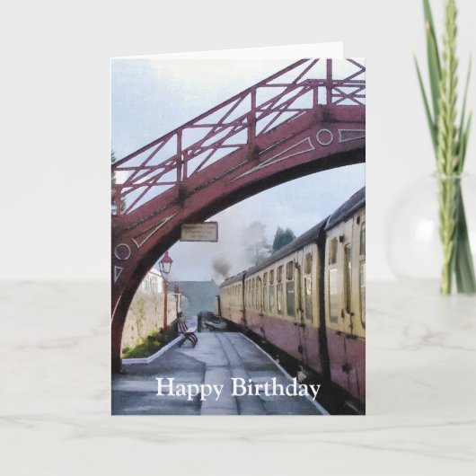 STEAM TRAINS KAART (Voorkant)