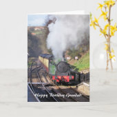 STEAM TRAINS KAART (Gele Bloem)