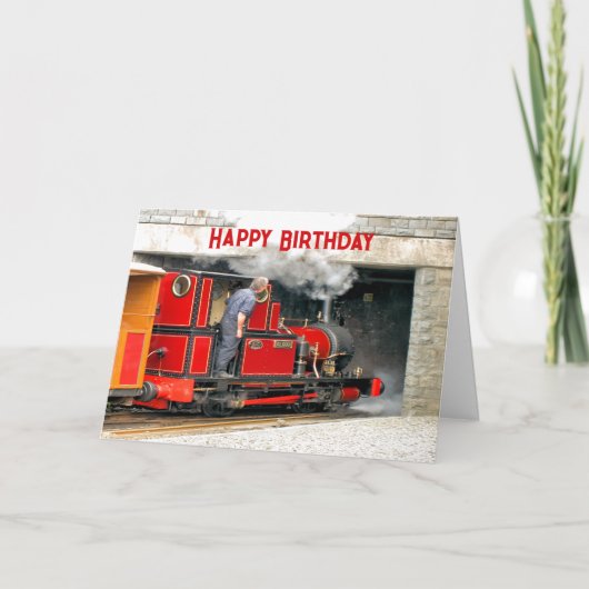 STEAM TRAINS KAART (Voorkant)