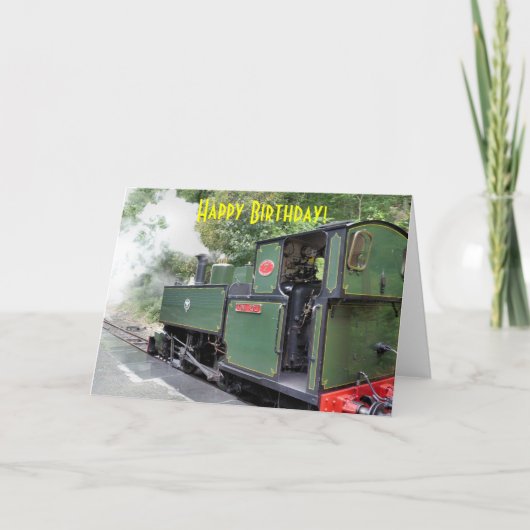 STEAM TRAINS KAART (Voorkant)