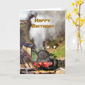 STEAM TRAINS KAART (Gele Bloem)