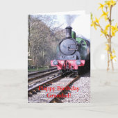 STEAM TRAINS KAART (Gele Bloem)