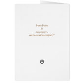 STEAM TRAINS KAART (Achterkant)