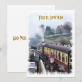 STEAM TRAINS KAART (Voorkant / Achterkant)