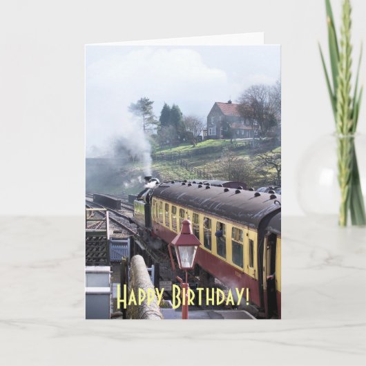 STEAM TRAINS KAART (Voorkant)