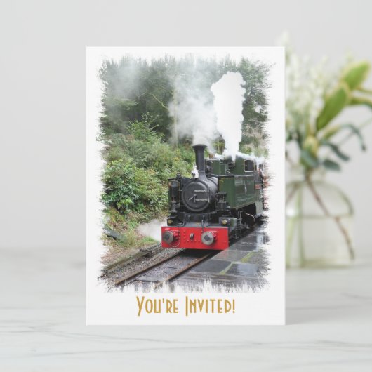 STEAM TRAINS KAART (Staand voorkant)