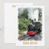 STEAM TRAINS KAART (Voorkant / Achterkant)