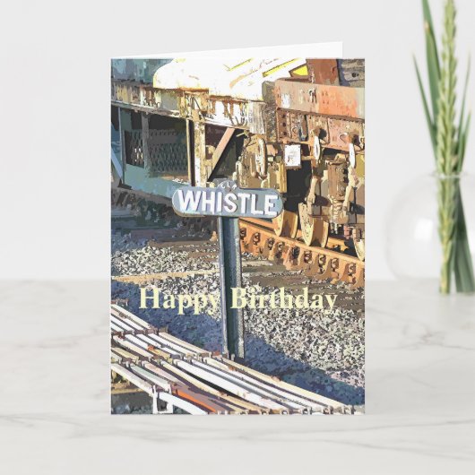 STEAM TRAINS KAART (Voorkant)