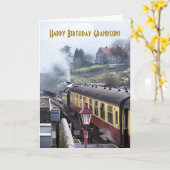 STEAM TRAINS KAART (Gele Bloem)