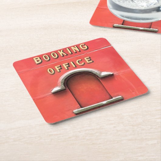 STEAM TRAINS KARTONNEN ONDERZETTERS (Schuin)