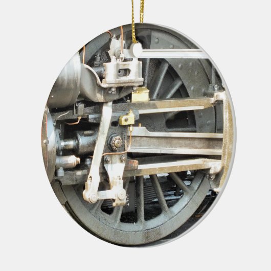 STEAM TRAINS KERAMISCH ORNAMENT (Links)