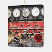 STEAM TRAINS KERAMISCH ORNAMENT (Links)