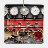 STEAM TRAINS KERAMISCH ORNAMENT (Achterkant)