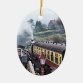 STEAM TRAINS KERAMISCH ORNAMENT (Voorkant)