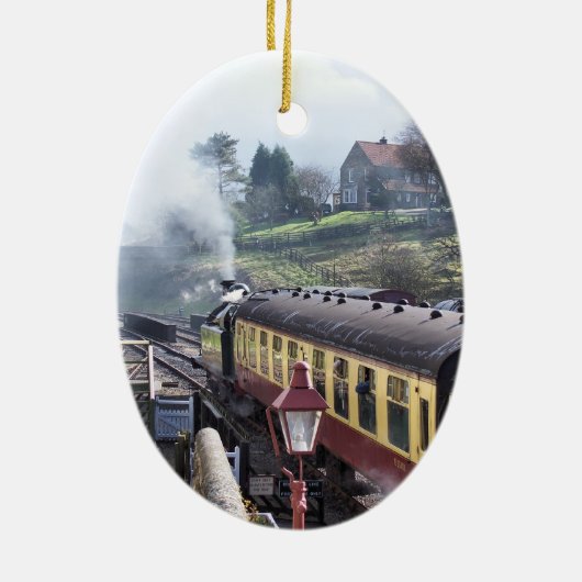 STEAM TRAINS KERAMISCH ORNAMENT (Achterkant)