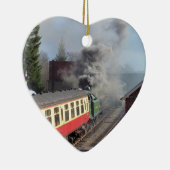 STEAM TRAINS KERAMISCH ORNAMENT (Rechts)