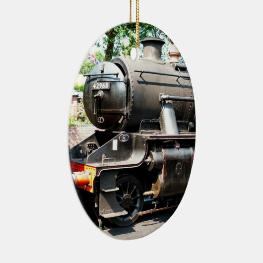 STEAM TRAINS KERAMISCH ORNAMENT (Rechts)