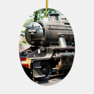 STEAM TRAINS KERAMISCH ORNAMENT