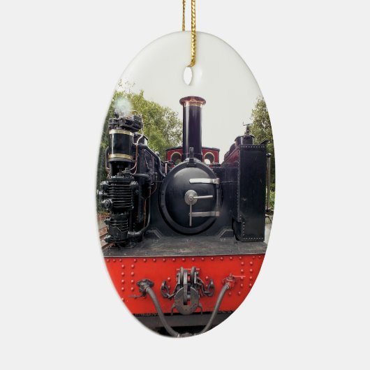 STEAM TRAINS KERAMISCH ORNAMENT (Rechts)