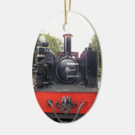 STEAM TRAINS KERAMISCH ORNAMENT (Links)