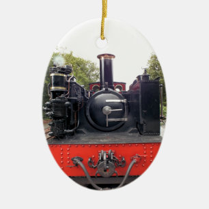 STEAM TRAINS KERAMISCH ORNAMENT
