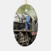 STEAM TRAINS KERAMISCH ORNAMENT (Rechts)