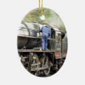 STEAM TRAINS KERAMISCH ORNAMENT (Achterkant)