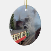 STEAM TRAINS KERAMISCH ORNAMENT (Rechts)