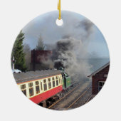 STEAM TRAINS KERAMISCH ORNAMENT (Achterkant)