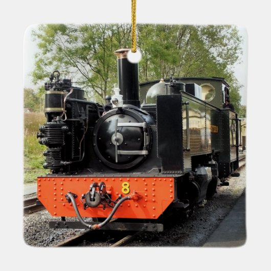 STEAM TRAINS KERAMISCH ORNAMENT (Achterkant)