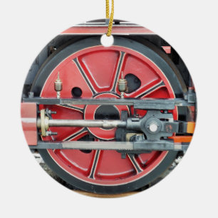 STEAM TRAINS KERAMISCH ORNAMENT