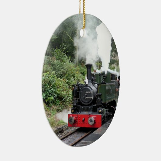 STEAM TRAINS KERAMISCH ORNAMENT (Rechts)