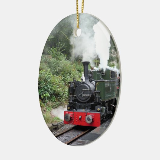 STEAM TRAINS KERAMISCH ORNAMENT (Links)